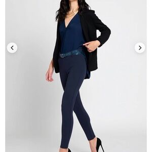 Betabrand Midnight Blue Skinny dress yoga Pants